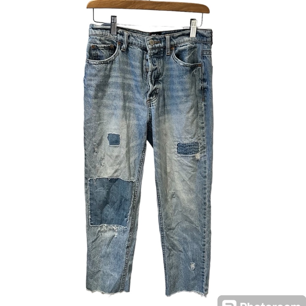 BDG Urban Outfitters High Rise Distressed Patchwork Denim‎ Size 27